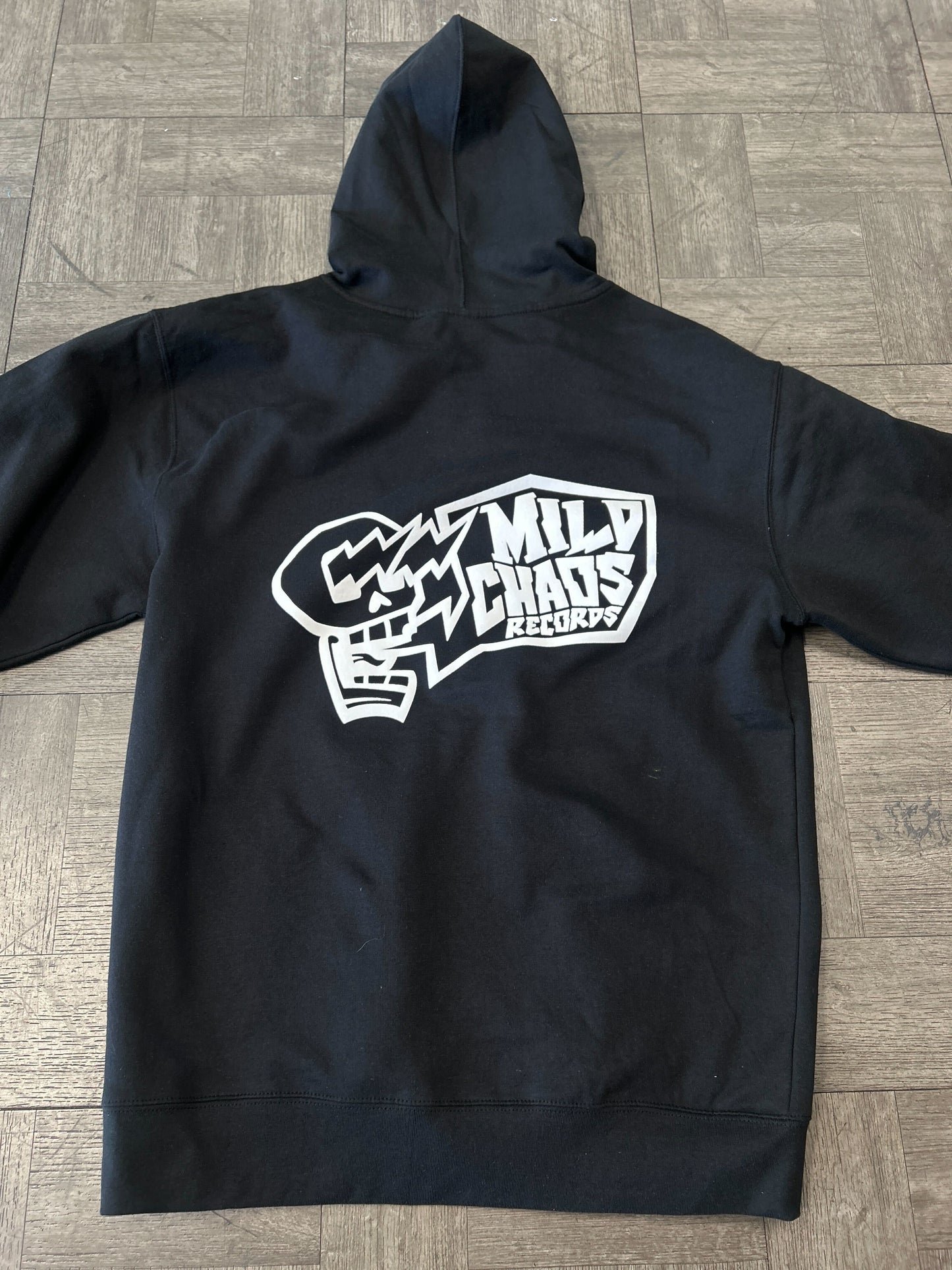 Mild Chaos Records Zip-up Hoodie - Black